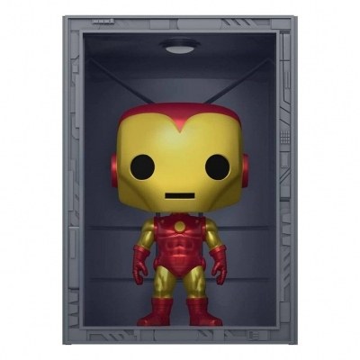 Funko pop deluxe marvel hall of armor iron man model 4 px exclusive 62781