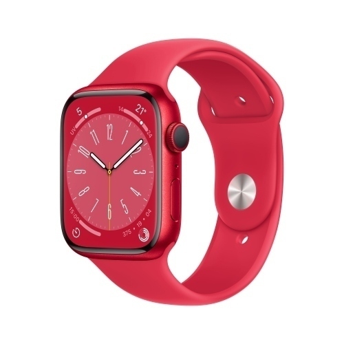 APPLE WATCH MNP73TY/A SERIES 8 GPS 41MM RED ALUMINIUM CASE WITH RED SPORT BAND