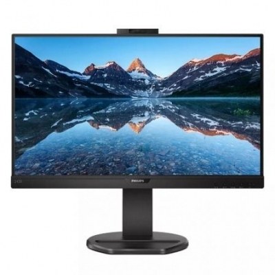 Monitor Profesional Philips 243B9H 23.8/ Full HD/ Webcam/ Multimedia/ Negro