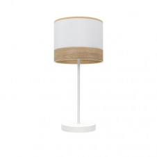 Sobremesa Olga 1xe14 Blanco/blanco-mad.clara 42x18x18 Cm