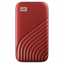 Disco Externo SSD Western Digital My Passport SSD 500GB/ USB 3.2/ Rojo