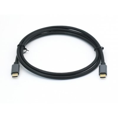 128354 Cable USB 3.2 Gen 2 C a C, M/M, 1,0m, PD100W , 4K/60Hz, 10Gbps, Negro