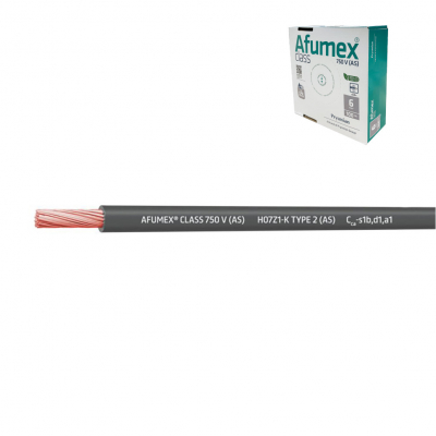 Cablecillo h07z1-k(as) 4,0 mm² gris euro/m