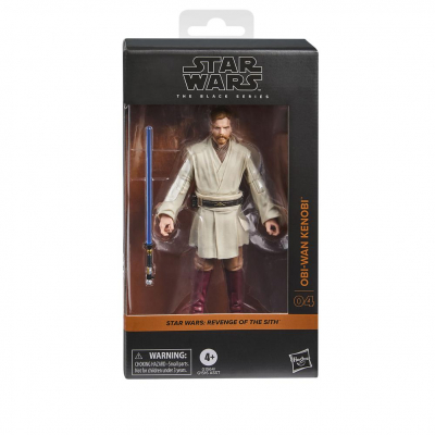 Figura hasbro star wars the black series revenge of the sith obi - wan kenobi
