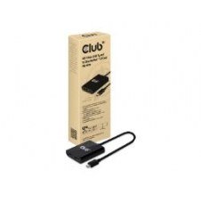 Adaptador Club 3d Usb-c A 2displayport Negro