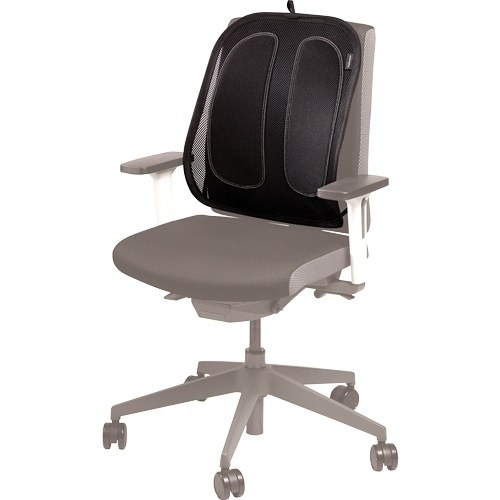 Cojin silla de oficina, lumbar, Fellowes I-Spire Negro