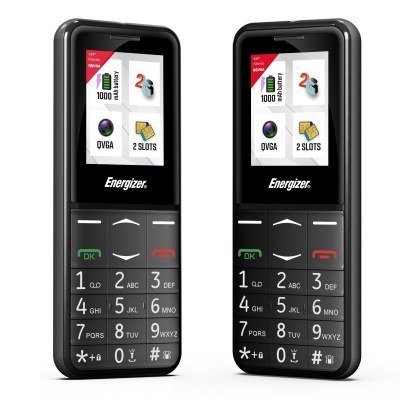Telefono movil energizer e4 - 2g - 1.77pulgadas - boton sos - ds black - negro