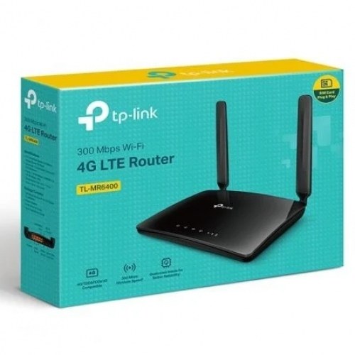 Router Inalámbrico 4G TP-Link TL-MR6400 300Mbps/ 2.4GHz/ 2 Antenas/ WiFi 802.11b/g/n