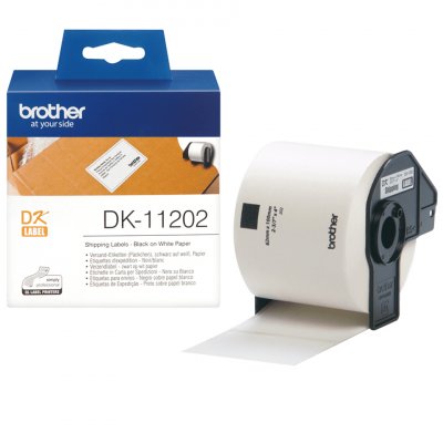 DK-11202 cinta para impresora de etiquetas Negro sobre blanco