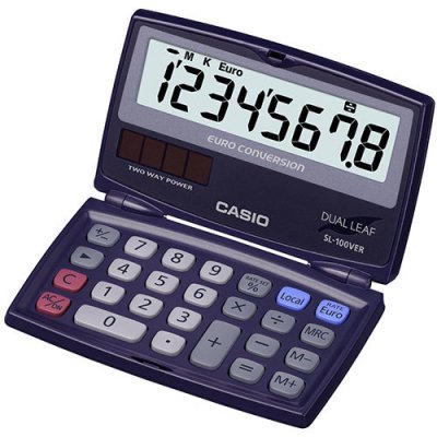SL-100VER calculadora Bolsillo Pantalla de calculadora Azul