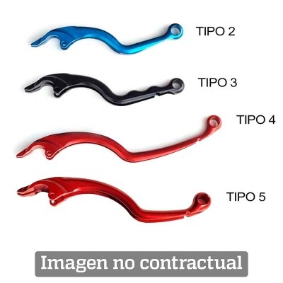 Maneta tipo 2 para embrague a cable. Color TITANIO. (CLE2T) CLE2T