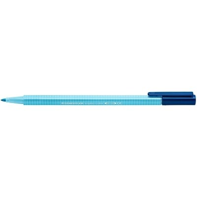 Staedtler Triplus Color 323 Rotulador de Punta Fina - Trazo 1mm Aprox - Tinta Base de Agua - Color Azul Agua