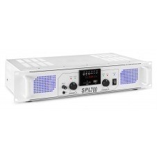 SPL 700MP3 Amplificador con LEDs azules + EQ Blanco
