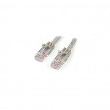 StarTech.com Cable de 2m Gris de Red Fast Ethernet Cat5e RJ45 sin Enganche - Cable Patch Snagless