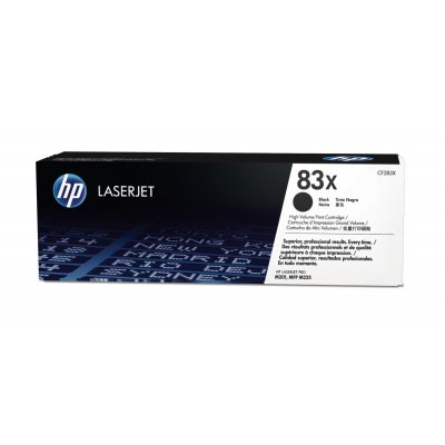 Cartucho de tóner original LaserJet 83X de alta capacidad negro