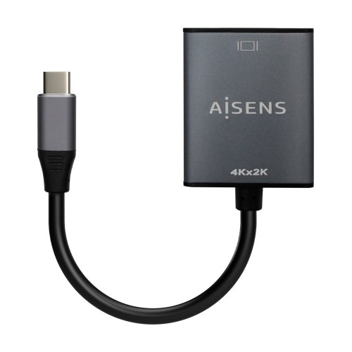 AISENS - CONVERSOR ALUMINIO USB-C A HDMI 4K@30HZ, USB-C/M-HDMI/H, GRIS