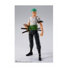 Roronoa zoro - romance dawn - fig. 15 cm one piece sh figuarts re - run