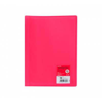 CARP. 10F POLIPLAS GRAFOPLAS A4 PP FUCSIA 01311254
