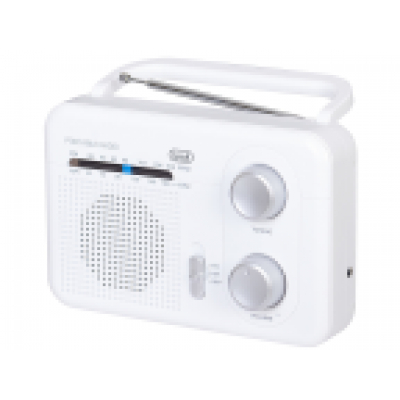 RADIO TREVI RA 7F64 PORTABLE AM/FM RADIO WHITE