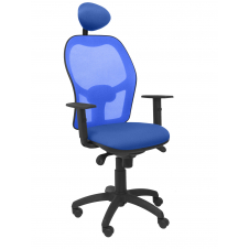 SILLA JORQUERA MALLA AZUL ASIENTO BALI AZUL CON CABECERO FIJO 15SABALI229C