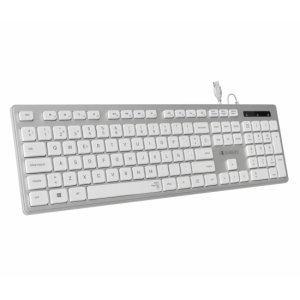 Teclado Subblim ERGO KEYS FLAT HQ silver