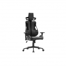 Mars Gaming MGC-ELITE, Silla Gaming Ergonómica, Respaldo Flexible Adaptativo, Reposabrazos Ajustables 2D, Asiento Reclinable, Acabado Cuero PU, Silla