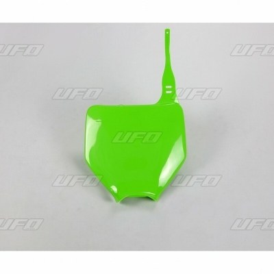 Portanúmeros delantero UFO verde Kawasaki KA03740#026