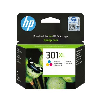 Cartucho de tinta original 301XL de alta capacidad Tri-color