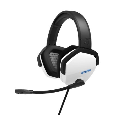HEADSET GAMING ENERGY SISTEM ESG 4 WHITE SORROUND 7.1 BLUE DEPP BASS MICROFONO BOOM MIC