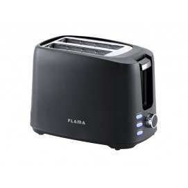 Tostador Flama 945FL, 2 ranuras, corto, 750W, negro
