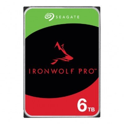 Disco duro interno hdd seagate ironwolf pro nas st6000nt001 6tb 3.5pulgadas 7200rpm - 256mb - sata 6gb - s