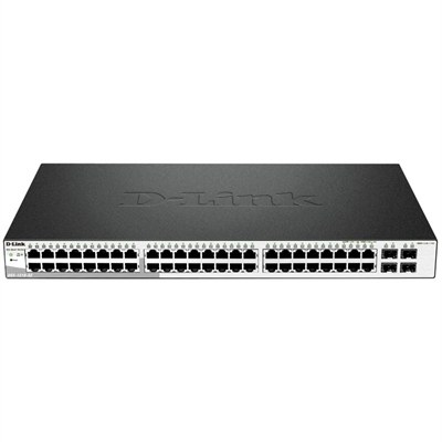 SWITCH SEMIGESTIONABLE D-LINK DGS-1210-52/E 48P GIGA + 4P GIGA COMBO RACK