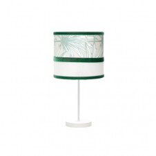 Sobremesa Peq. Caledonia 1xe14 Blanco/verde 43x17x17cm