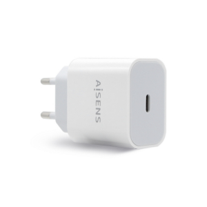 Aisens - Cargador Usb-C Pd3.0 1 Puerto 1Xusb-C 20W, Blanco