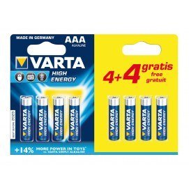 Pila Varta LR03 AAA 4+4 ALC. LONGLIFE 1 BLISTER
