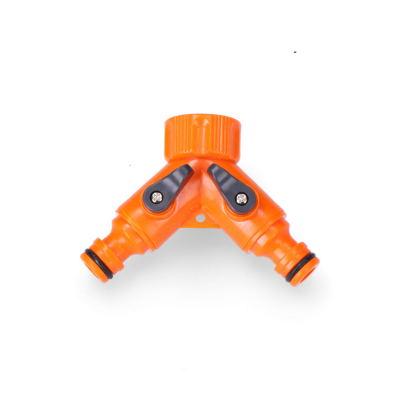 Manguito derivacion en y con dos llaves. para grifo de rosca 3/4 ø26,5mm