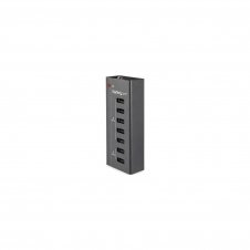StarTech.com Estación de Carga USB de 7 Puertos Autónoma - 5x Puertos de 1A y 2x Puertos de 2A - Base de Carga USB