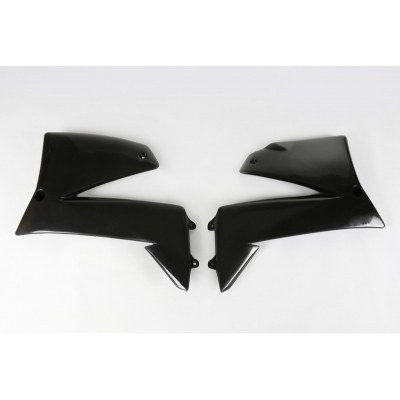 UFO Radiator Covers Black - KTM LC4 640 / SMC 660 KT03013#001