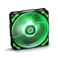 Ventilador caja nox hummer h - fan led 120mm negro led verde