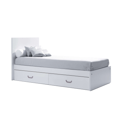 Cama junior 90x200 cm con cajones inferiores · JOY Grey · Alondra