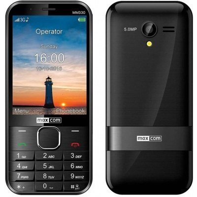 Telefono movil maxcom mm330 black - 3.2pulgadas - 5mpx - 3g