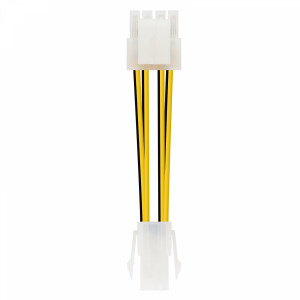 Nanocable - CABLE ALIMENTACION 4PIN/H-4+4PIN/M, 15CM