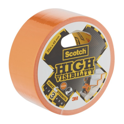 Scotch Cinta Adhesiva Americana - 25M X 48mm - Color Naranja