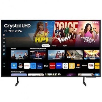 Televisor Samsung Crystal UHD TU43DU7105 43/ Ultra HD 4K/ Smart TV/ WiFi