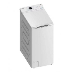 Lavadora carga superior Midea MF100T60BWES, 6kg, 1200rpm, clase A, 42 kWh/100 ciclos, 78dB, motor BLDC, 15 programas, blanco