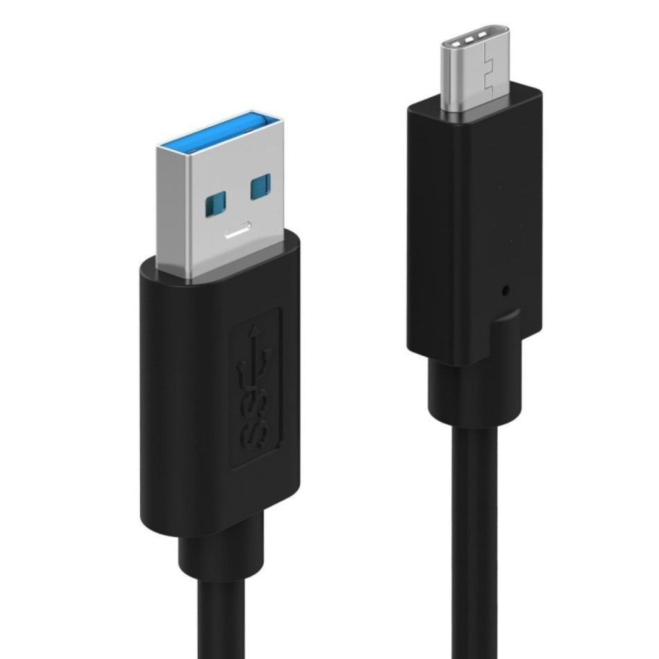 Ewent Cable USB 3.1 Tipo C Negro 1.8 m.