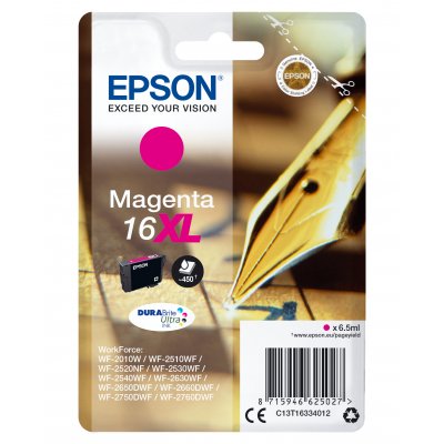 Cartucho de Tinta Original Epson nº16 XL Alta Capacidad/ Magenta