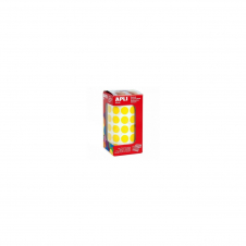 GOMETS CIRCULARES COLOR AMARILLO EN ESTUCHE APLI 2832 UNIDADES 04855