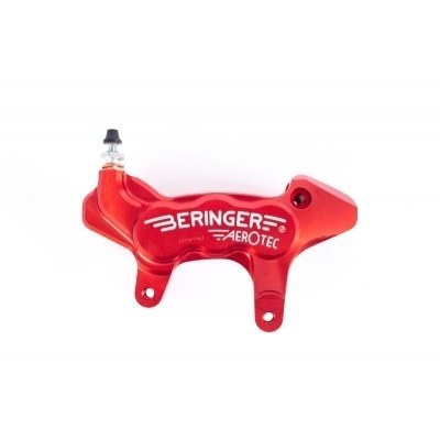 Pinza de freno de 6 pistones Aerotec® Izquierda. Color ROJO. (H15AR) H15AR-S