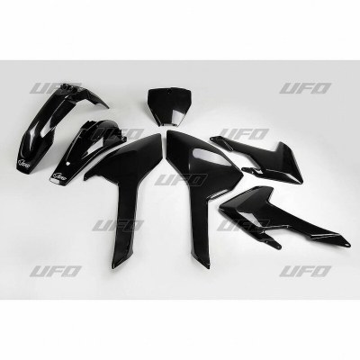 Kit plástica completo UFO Husqvarna color negro HUKIT616-001 HUKIT616@001